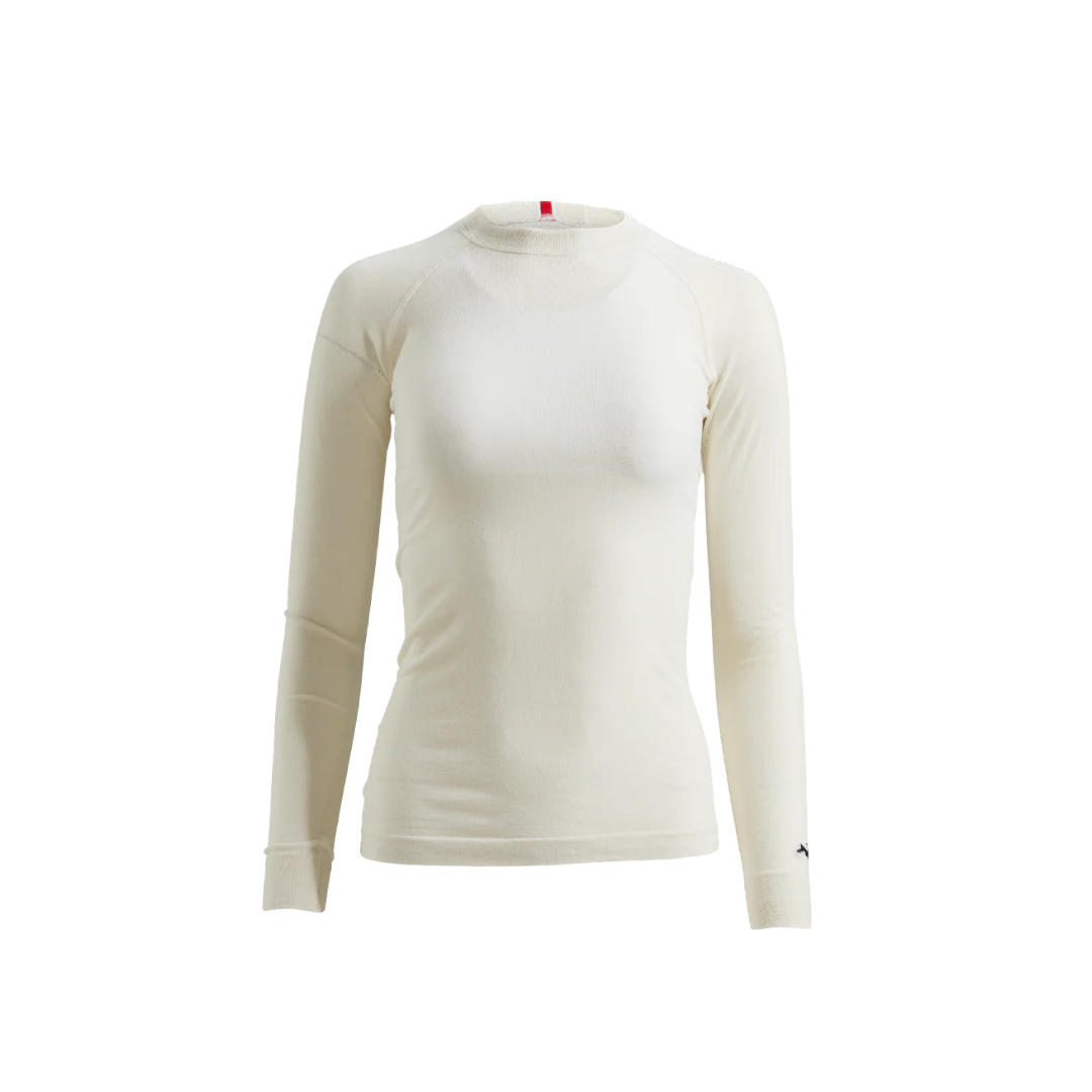 Tracksmith Women's Brighton Base Layer in Ivory