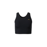 Tracksmith W Turnover Crop Top Black
