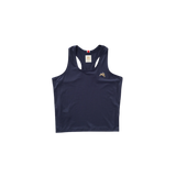 Tracksmith W Twilight Crop Tank Navy