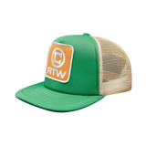 Corteiz Box Logo Trucker Green