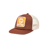 Corteiz Box Logo Trucker Brown