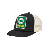 Corteiz Box Logo Trucker Black