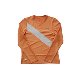 Tracksmith W Van Cortlandt Long Sleeve Coral Gold / High Rise