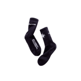 Ante Berlin Elite Socks in Black with monogram detailing and lightweight knit construction