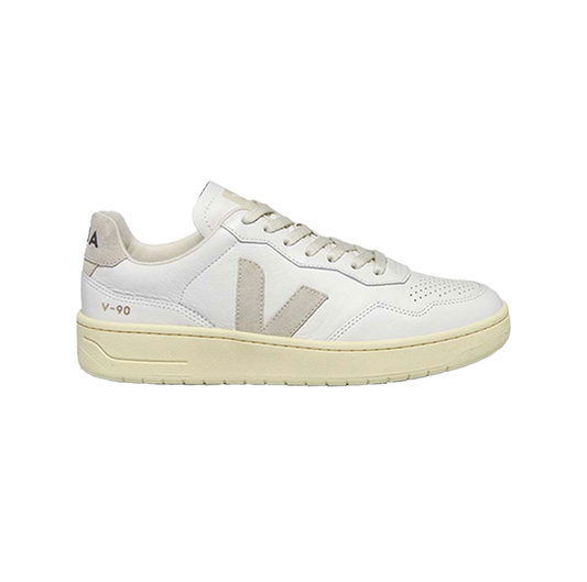 Veja V-90 Leather White Natural