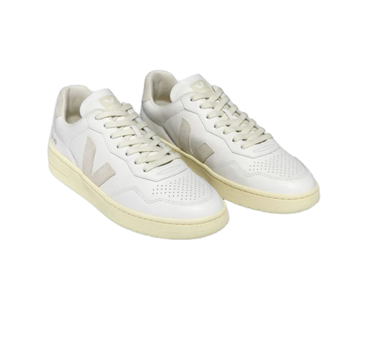 Veja V-90 Leather White Natural