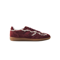 ALOHAS Tb.490 Crochet Burgundy Leather sneakers