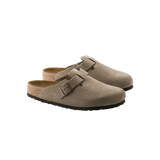 Birkenstock Boston Soft Footbed Suede Taupe