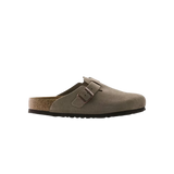 Birkenstock Boston Soft Footbed Suede Taupe