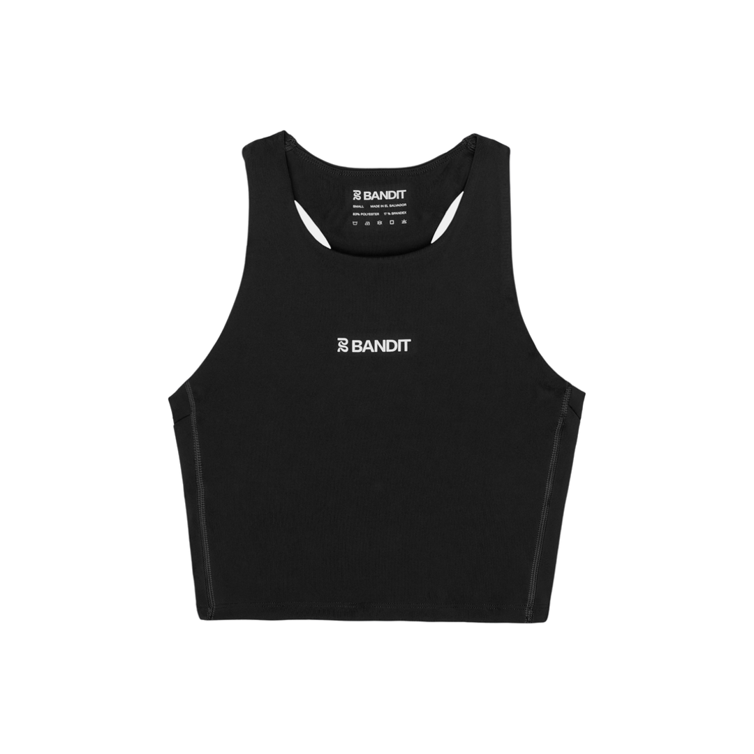Bandit Stamina Race Crop Black