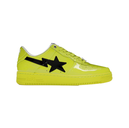 A Bathing Ape Bape Sta #2 Yellow Patent