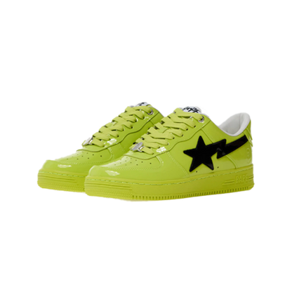 A Bathing Ape Bape Sta #2 Yellow Patent