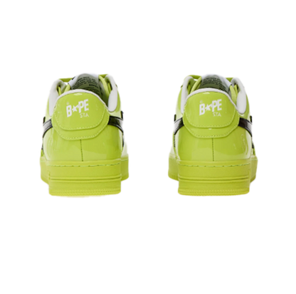 A Bathing Ape Bape Sta #2 Yellow Patent