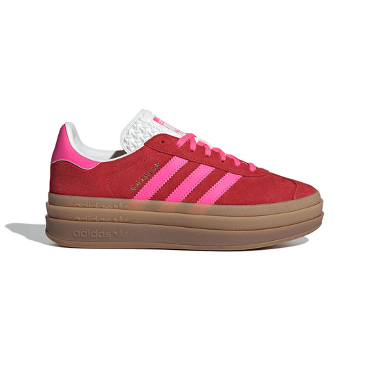 Adidas Gazelle Bold Collegiate Red Lucid Pink