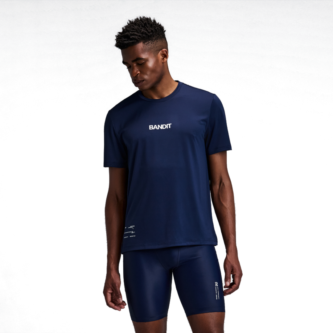Bandit Men's Drift Training Tee NY Navy – view 2