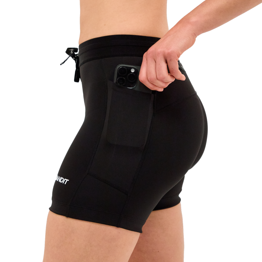 Bandit Women's Stamina 5in Compression Shorts Black – view 2