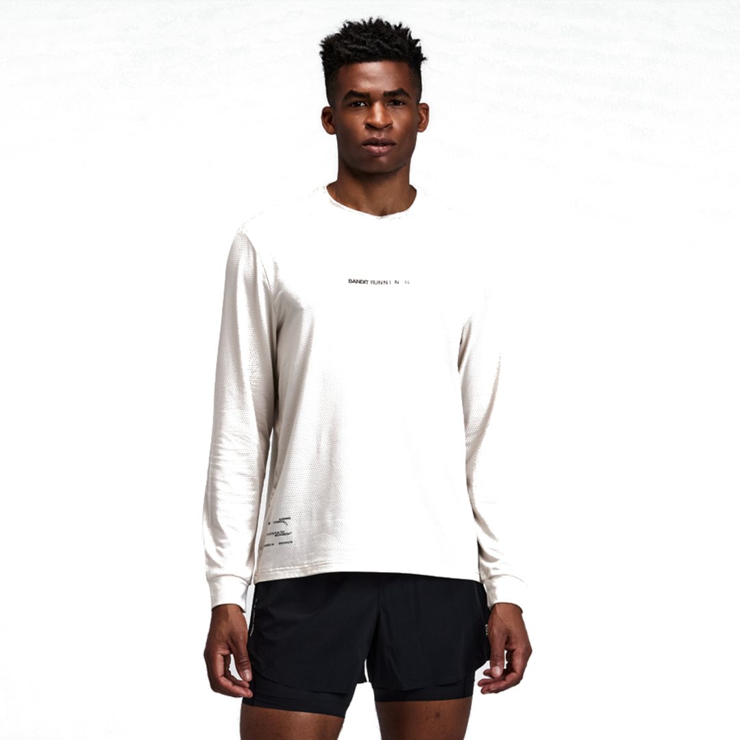 Bandit Micromesh Long Sleeve Tee Champagne – view 2