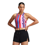 Bandit Women's Vanisher Race Crop Melted Stripe Gradient – view 2