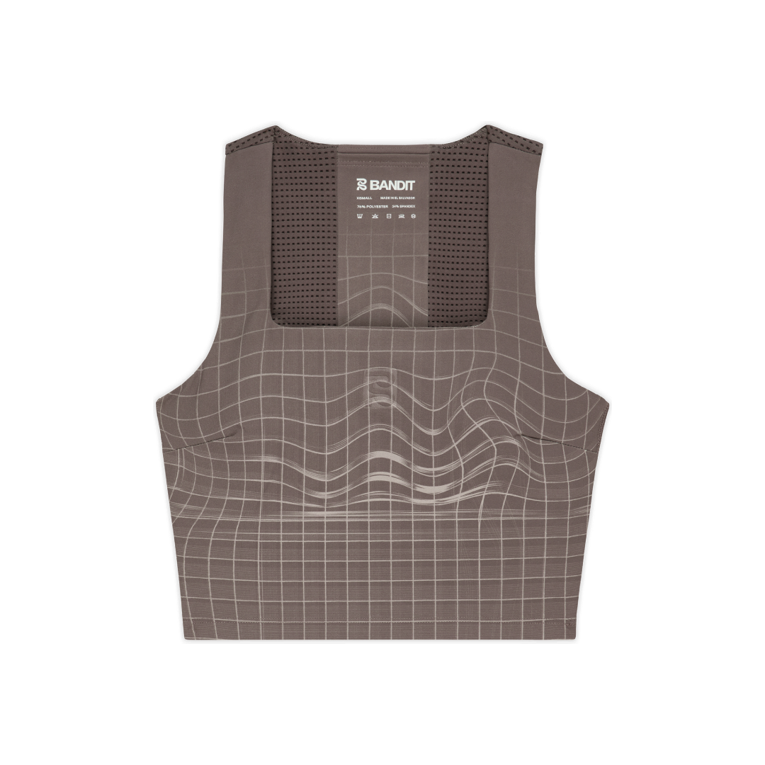 Bandit Women's Vanisher Square Neck Race Crop Cocoa