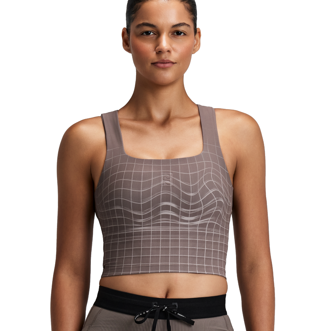 Bandit Women's Vanisher Square Neck Race Crop Cocoa – view 3