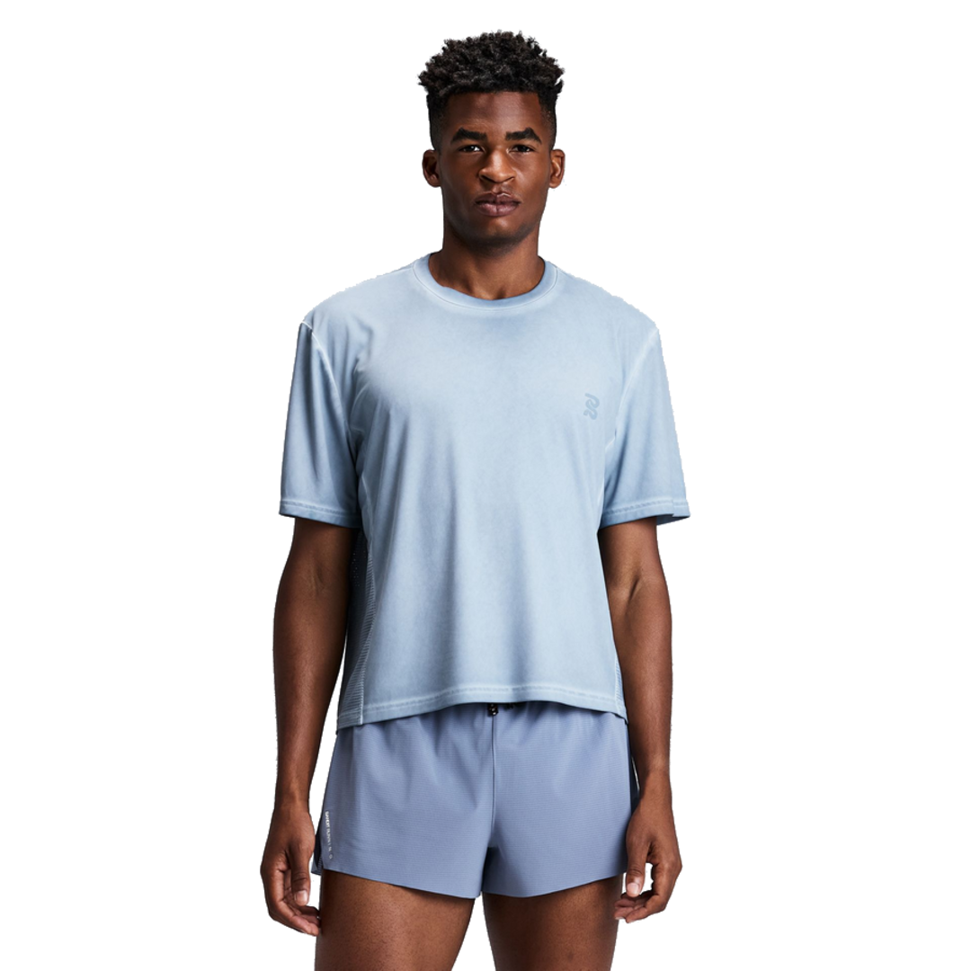 Bandit Men's FrioSoft Perforated Box Tee Pavilion Blue – view 2