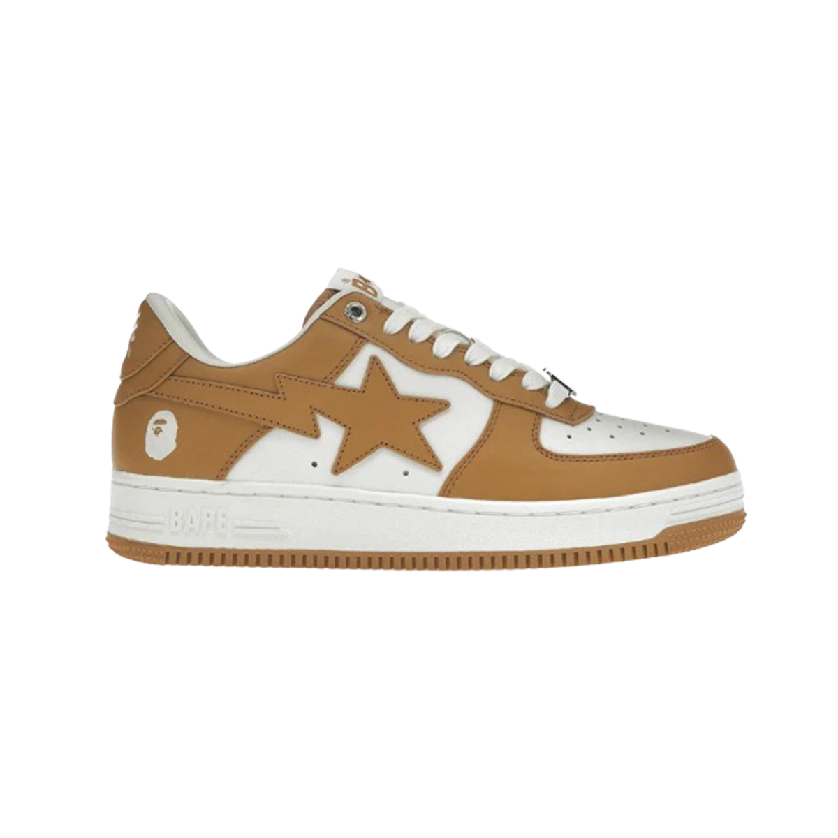 A Bathing Ape Bape Sta White Beige