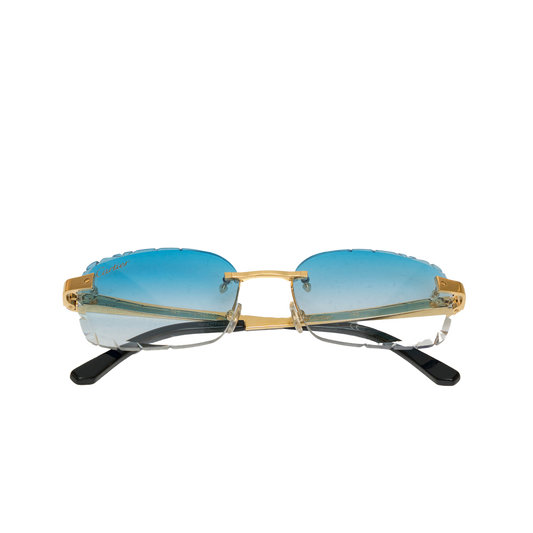 Cartier Glasses Limited Edition Blue