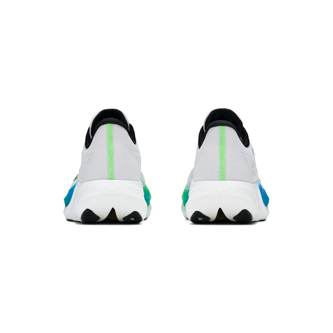 Hoka U Rocket X 3 Frost / Electric Lime carbon racing shoes – view 3