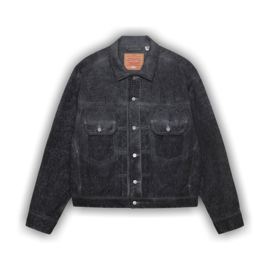 Stussy x Levi's Dyed Jacquard Jacket Black