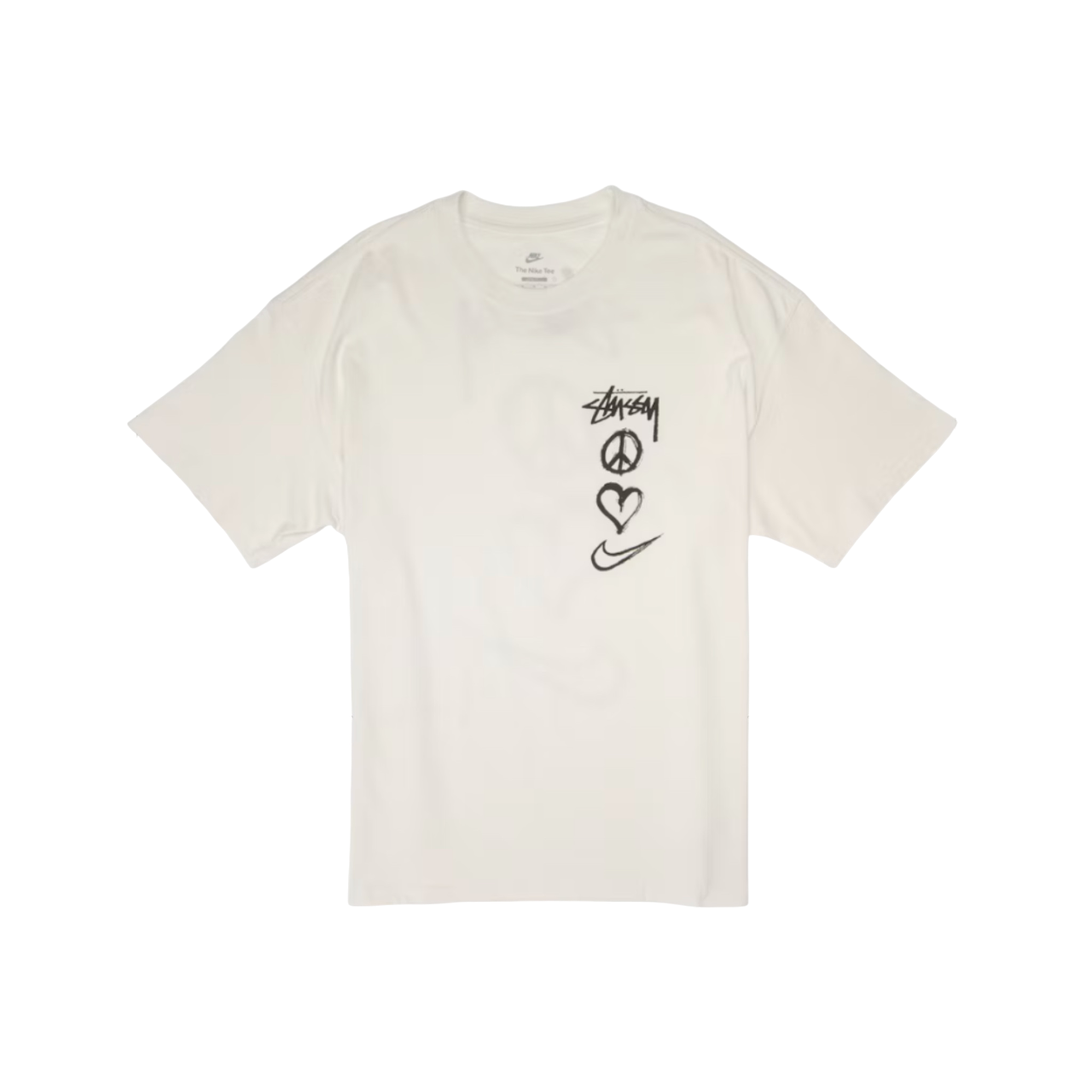 Nike x Stussy Peace, Love, Swoosh T-Shirt White