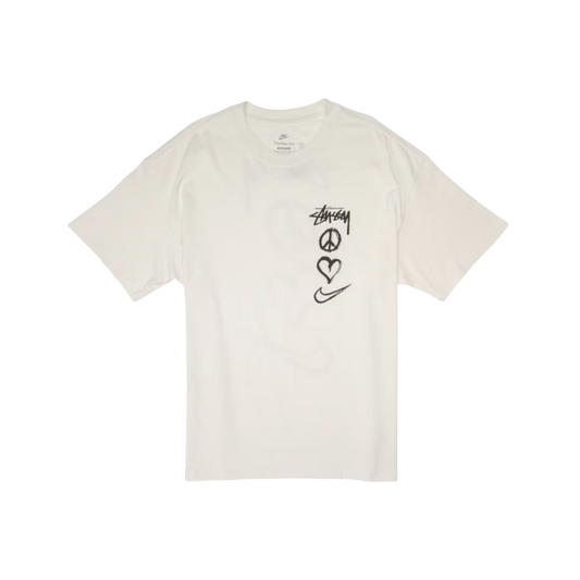 Nike x Stussy Peace, Love, Swoosh T-Shirt White