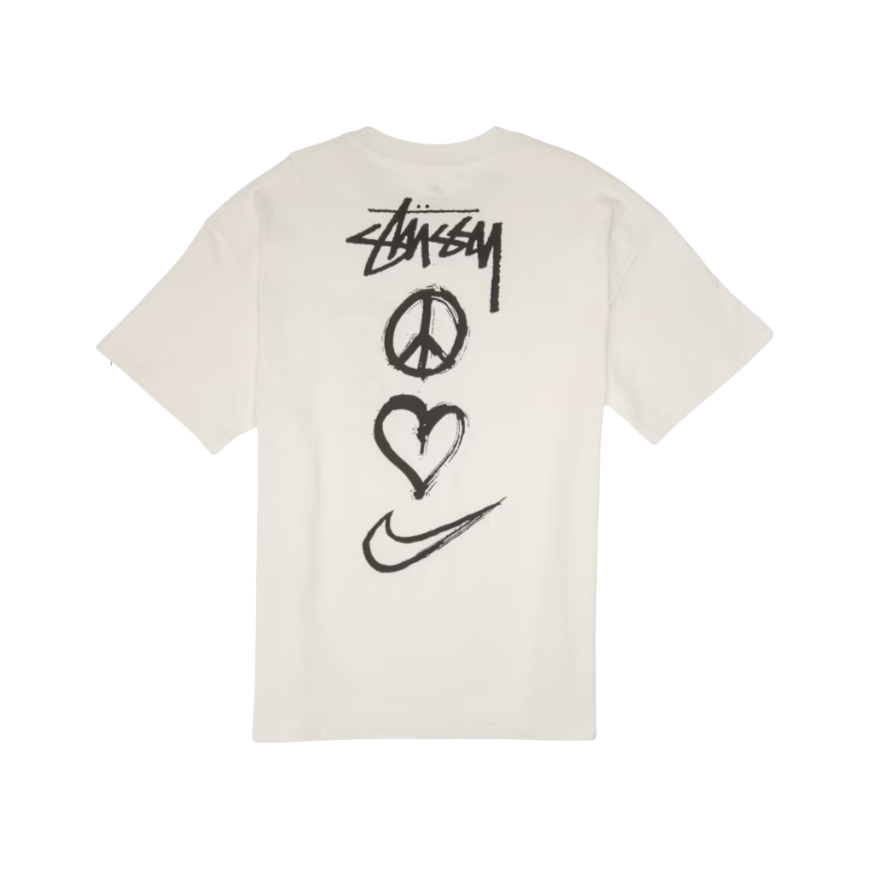 Stussy Peace Tシャツ Nikeロゴ付き Nike x Stussy Peace, Love, Swoosh T-Shirt White – COLLECT
