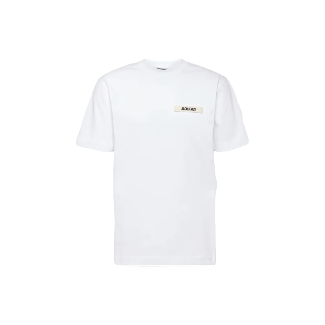 Jacquemus Le T-Shirt Gros Grain White