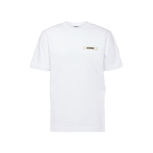 Jacquemus Le T-Shirt Gros Grain White