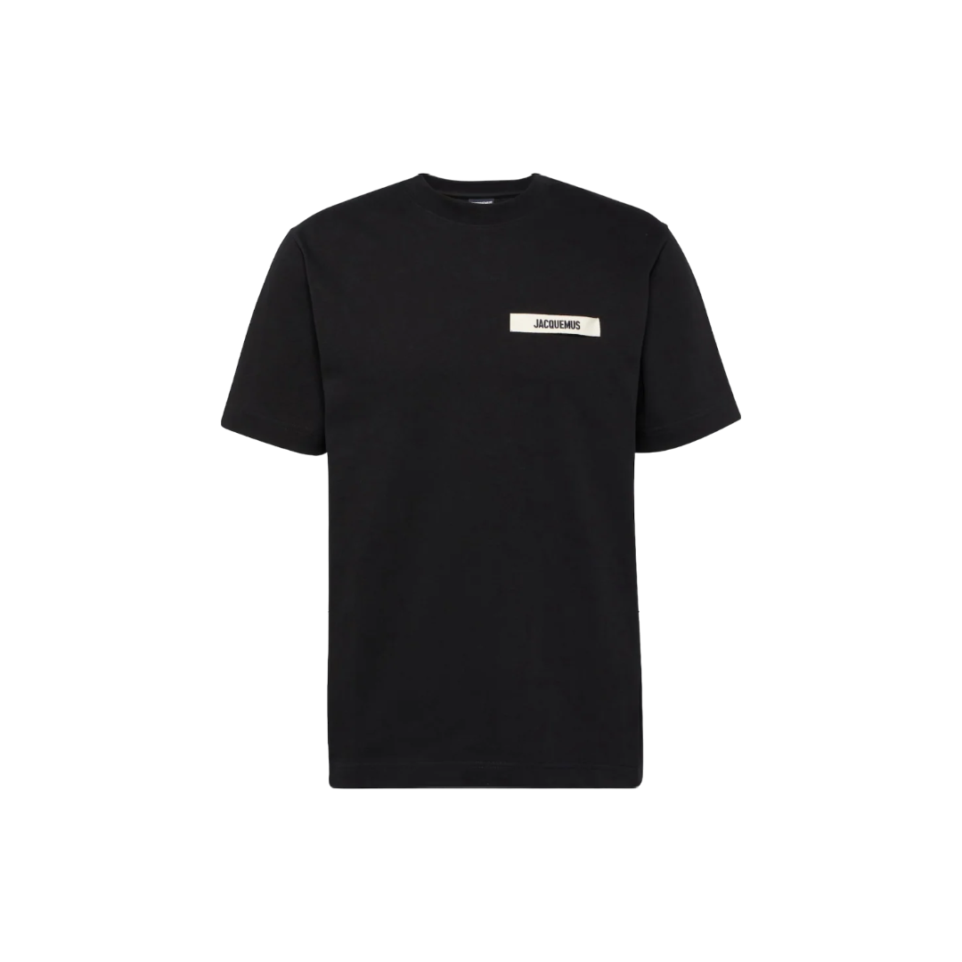 Jacquemus Le T-Shirt Gros grain Black