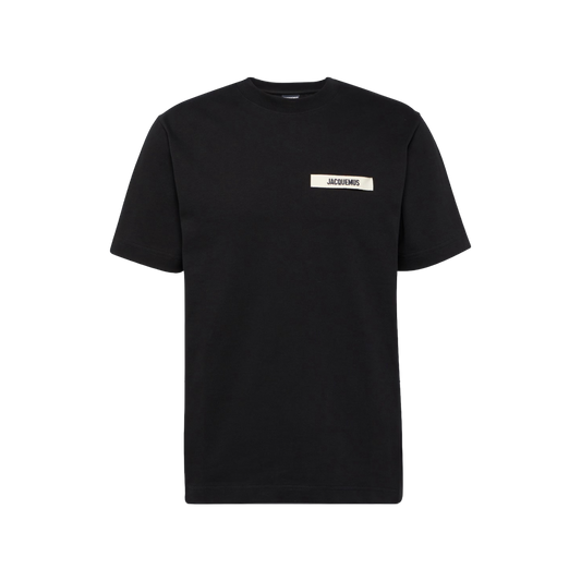 Jacquemus Le T-Shirt Gros Grain Black