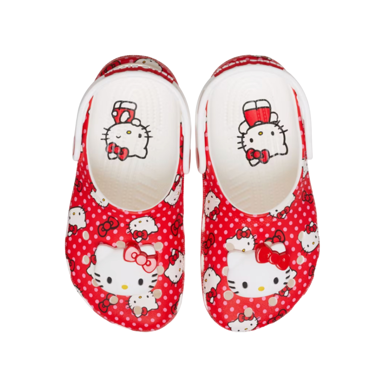 Crocs Classic Clog Hello Kitty Red Polka Dots