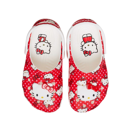 Crocs Classic Clog Hello Kitty Red Polka Dots