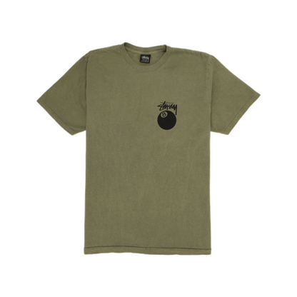 Stussy 8 Ball Pigment Dyed Tee Olive