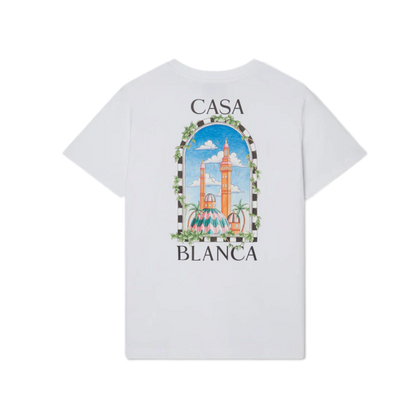 Casablanca Vue De Damas T-shirt White