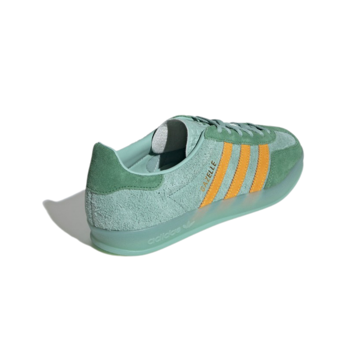 Adidas Gazelle Indoor Hazy Green Crew Yellow