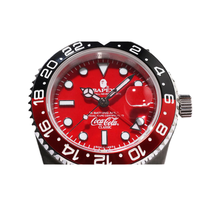 BAPE x Coca-Cola Classic Type 2 BAPEX Watch Red