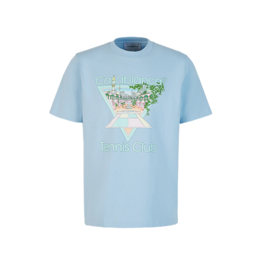 Casablanca Tennis Club T-Shirt White/Blue