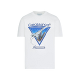 Casablanca Aiiiiir Print Organic Cotton T-shirt White