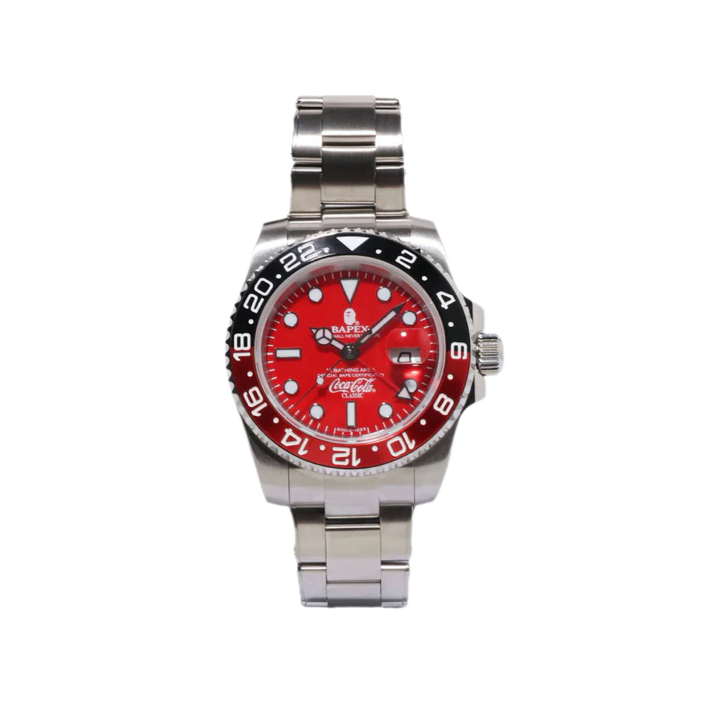 BAPE x Coca-Cola Classic Type 2 BAPEX Watch Red