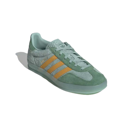 Adidas Gazelle Indoor Hazy Green Crew Yellow