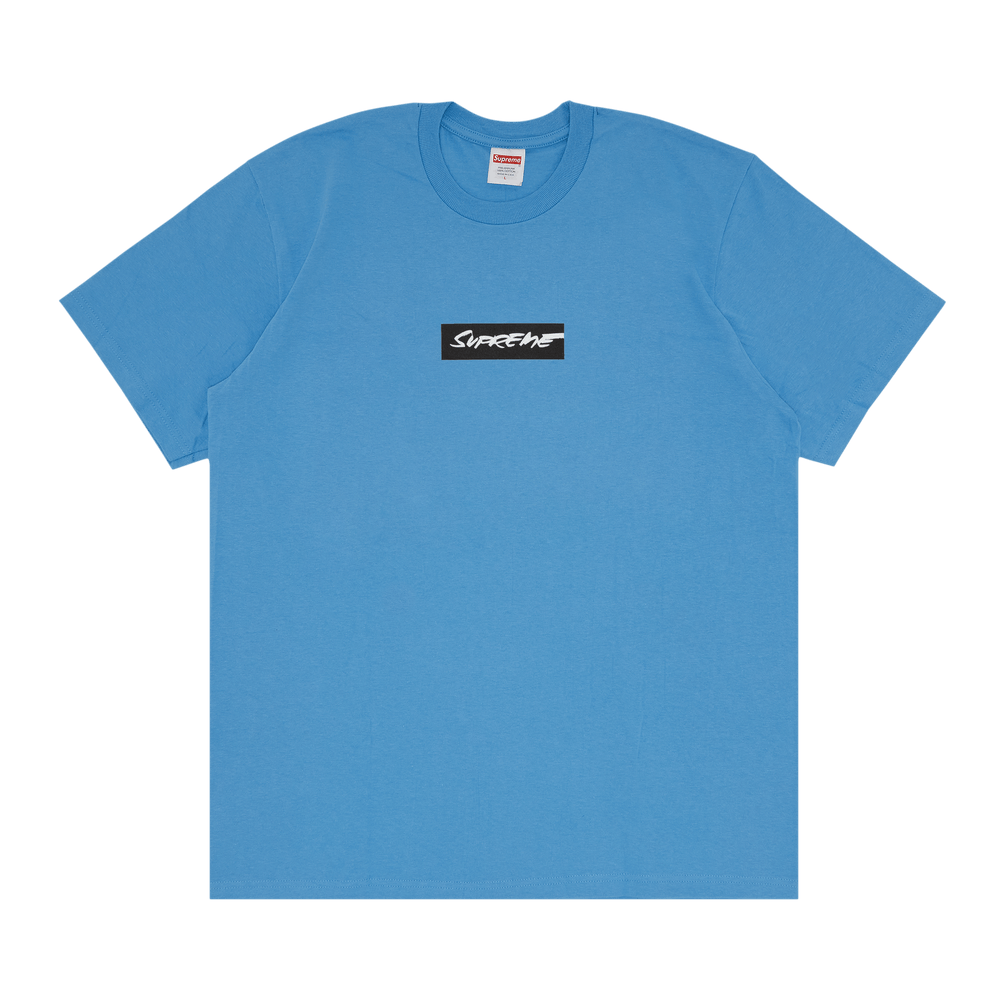 Supreme Futura Box Logo Tee Bright Blue