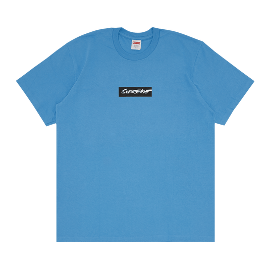 Supreme Futura Box Logo Tee Bright Blue