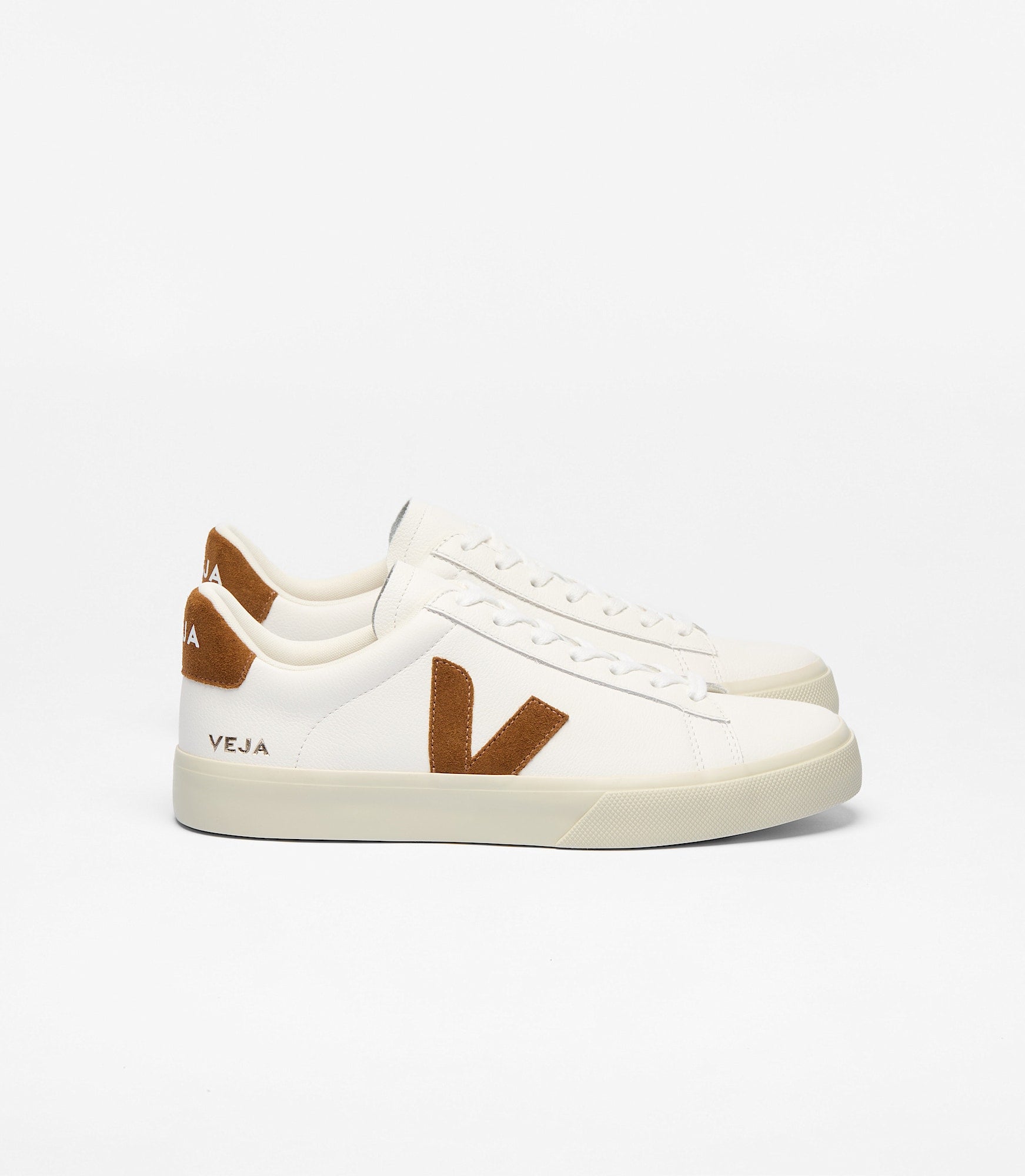 Veja Campo Leather White Cognac – image 1 | COLLECT Barcelona