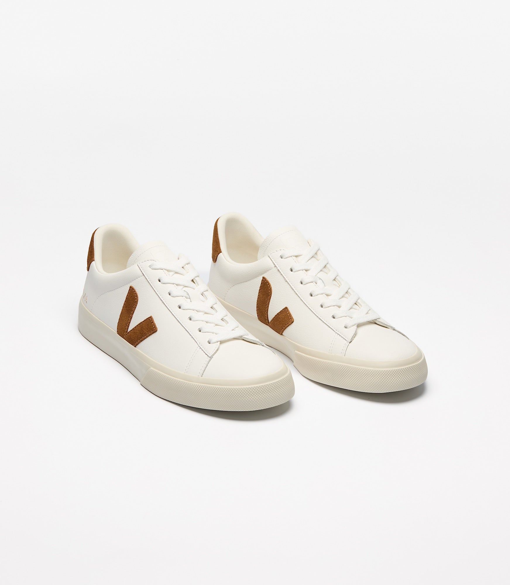 Veja Campo Leather White Cognac – image 2